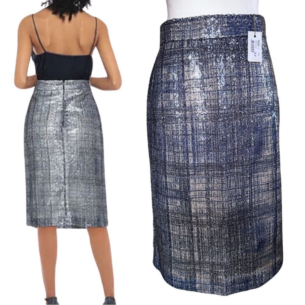 NWTs Eleventy Zip Closure Fully Lined MIDI Skirt Size 2